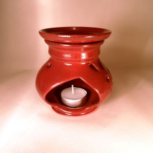 Aroma lampa malá „bříško“ bez ucha (červená)2