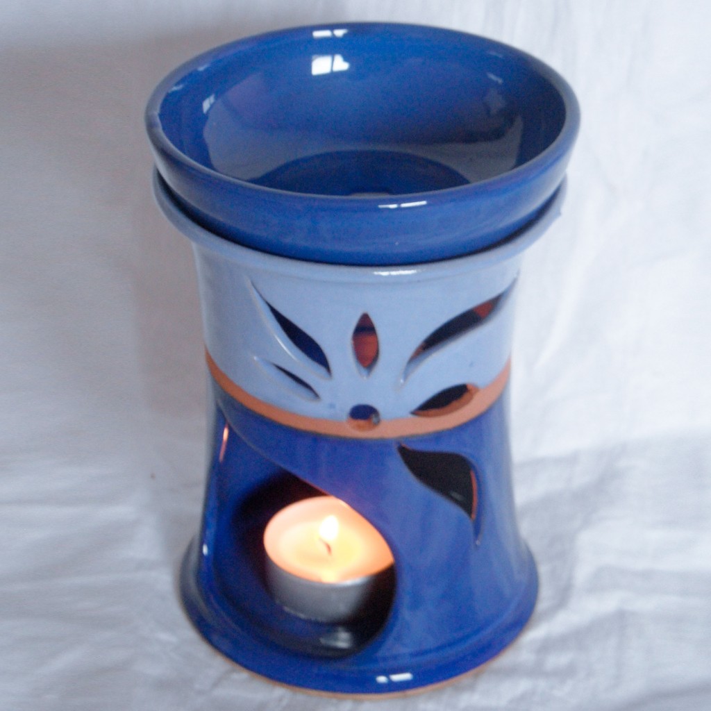 Aroma lampa velká „rovná“ bez ucha (modrá)